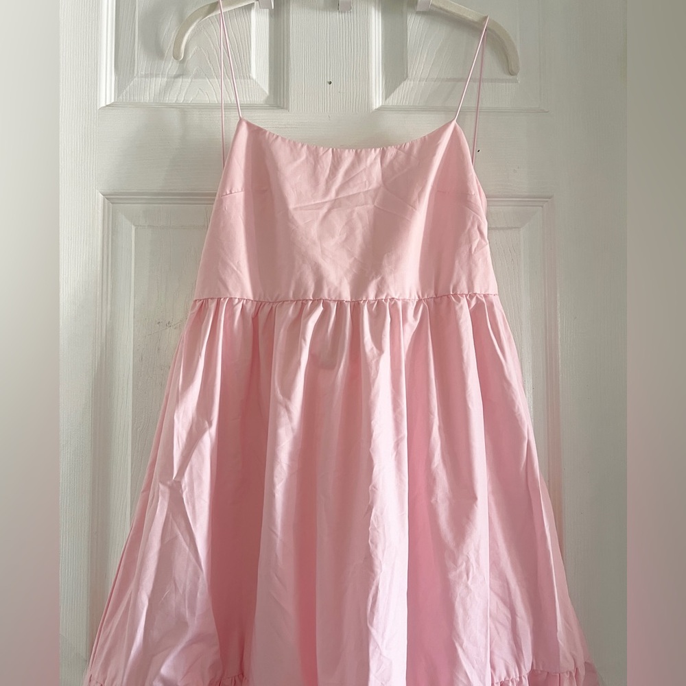 Commense Solid Backless Long Dress - Picture 9 of 15
